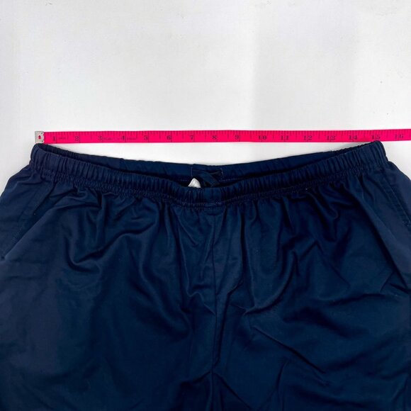 Vintage Nike Andre Agassi 1990 Challenge Court Tennis Shorts 7" Nylon Navy Blue - Picture 3 of 5